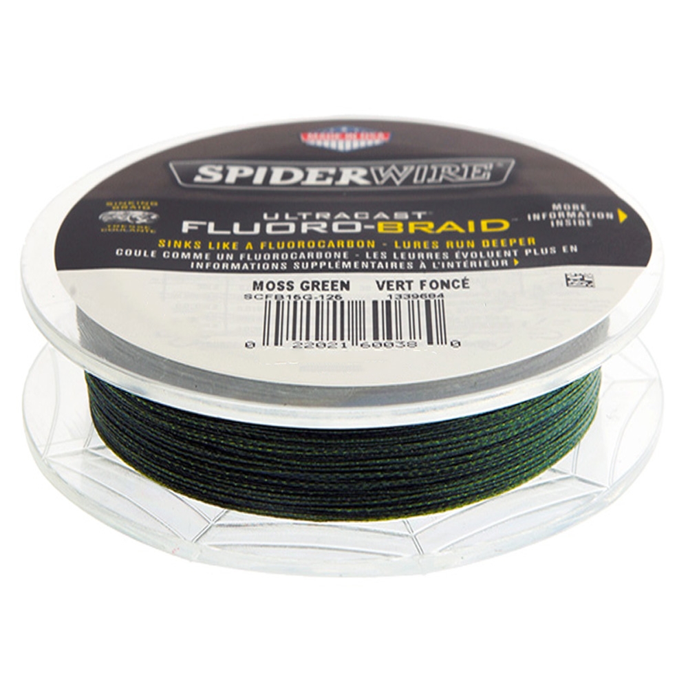 Spiderwire Ultracast Fluoro Braid Moss Green 274m